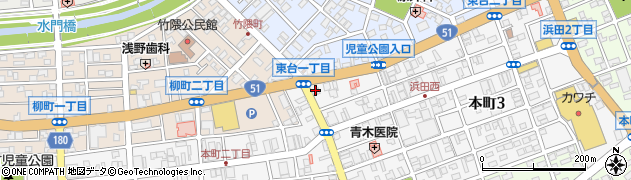 うなぎの店東條周辺の地図