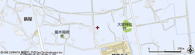 征矢野久　水彩館周辺の地図