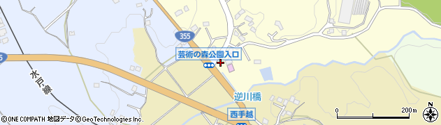 茨城県笠間市笠間2290周辺の地図