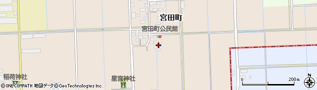 栃木県栃木市宮田町58周辺の地図