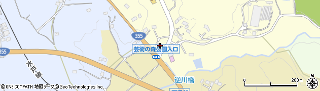 茨城県笠間市笠間2286周辺の地図