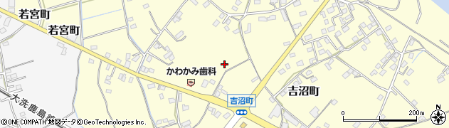 茨城県水戸市吉沼町周辺の地図