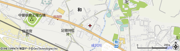 長野県東御市和1425周辺の地図