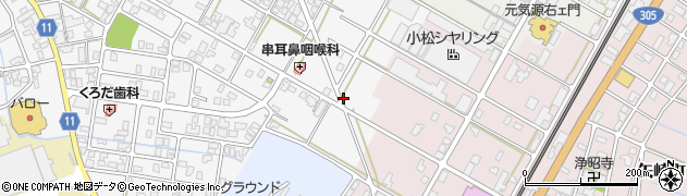 石川県小松市串町丁周辺の地図