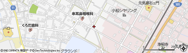 石川県小松市串町（丁）周辺の地図