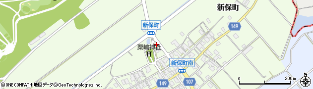 石川県加賀市新保町リ36周辺の地図