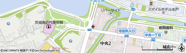水戸第一ホテル別館・新館周辺の地図