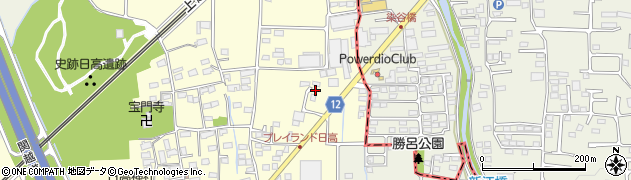 群馬県高崎市日高町158周辺の地図