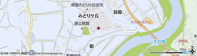 長野県安曇野市明科七貴原周辺の地図