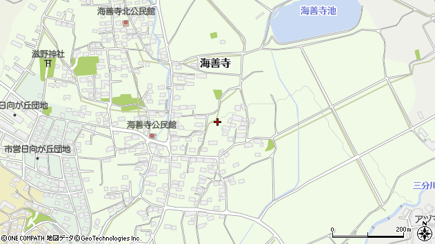 〒389-0504 長野県東御市海善寺の地図