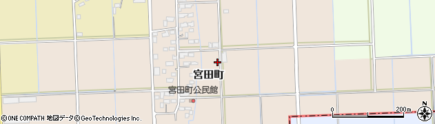 栃木県栃木市宮田町周辺の地図