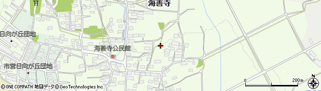 長野県東御市海善寺周辺の地図