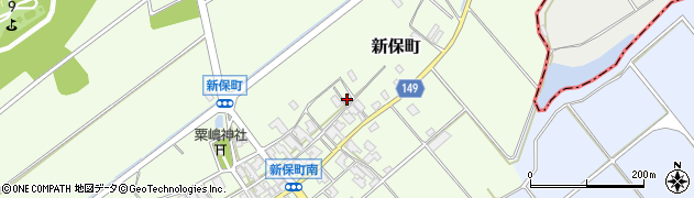 石川県加賀市新保町ト50周辺の地図