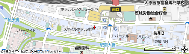 カラオケビックエコー 水戸駅南口店周辺の地図