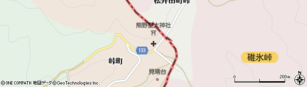 碓氷峠　熊野神社宮司渡辺修周辺の地図