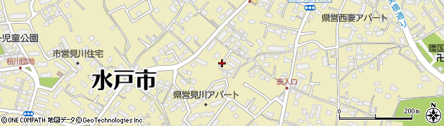 茨城県水戸市見川周辺の地図