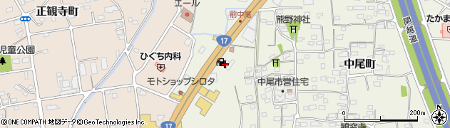 ＥＮＥＯＳ１７号前橋インターＳＳ周辺の地図