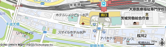 海鮮居酒屋 はなの舞 水戸駅南口店周辺の地図