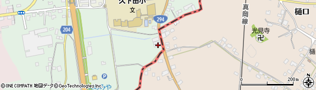 栃木県真岡市久下田463周辺の地図