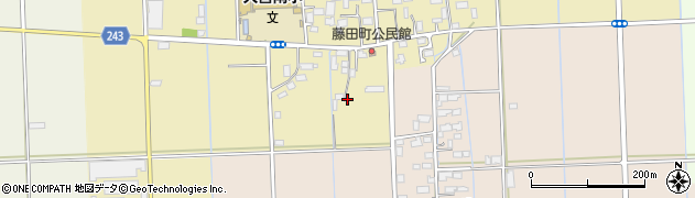 栃木県栃木市藤田町4周辺の地図