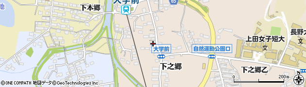 長野県上田市下之郷乙369周辺の地図