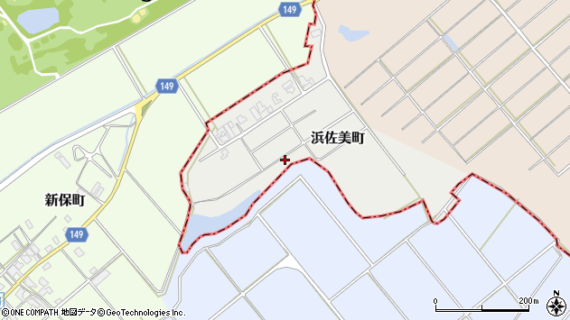 〒923-0985 石川県小松市浜佐美町の地図