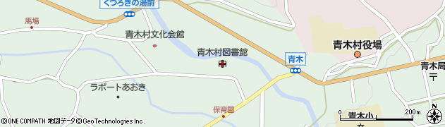 青木村図書館周辺の地図