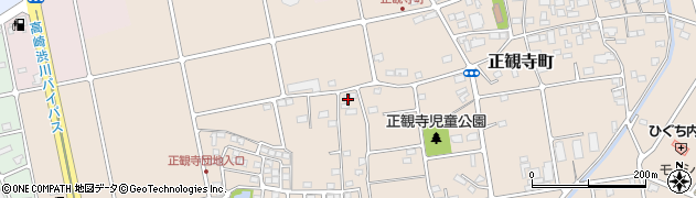 群馬県高崎市正観寺町572周辺の地図
