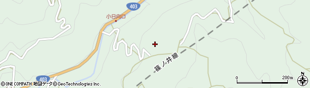 長野県安曇野市明科東川手（小日向）周辺の地図