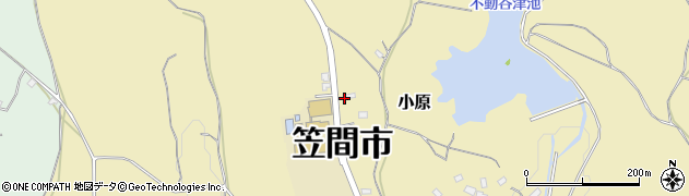 茨城県警察本部　笠間警察署大原駐在所周辺の地図