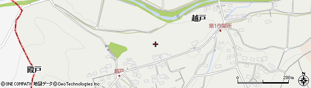 長野県上田市越戸周辺の地図