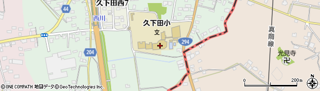 栃木県真岡市久下田491周辺の地図