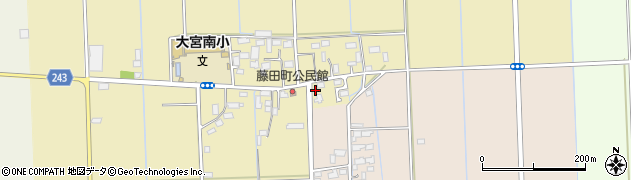 栃木県栃木市藤田町424周辺の地図