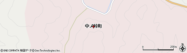 石川県小松市中ノ峠町周辺の地図