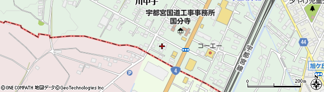 栃木県下野市川中子3327周辺の地図