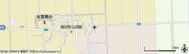 栃木県栃木市藤田町420周辺の地図