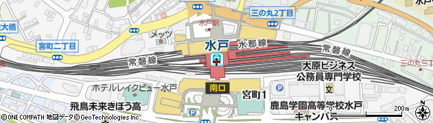佐藤貴美枝ニットソーイングクラブ　エクセル水戸店周辺の地図