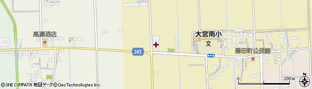 栃木県栃木市藤田町113周辺の地図