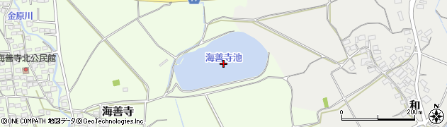 海善寺池周辺の地図