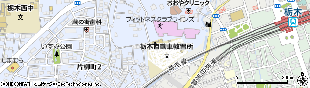 栃木自動車教習所周辺の地図