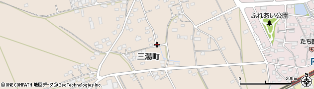 茨城県水戸市三湯町周辺の地図