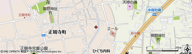 群馬県高崎市正観寺町156周辺の地図
