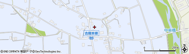 長野県安曇野市穂高有明（古厩）周辺の地図