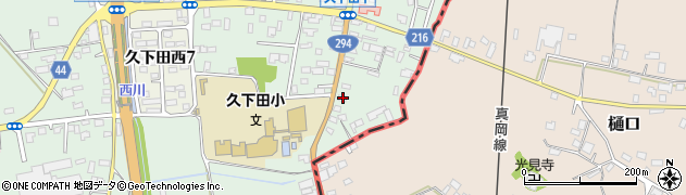 栃木県真岡市久下田509周辺の地図