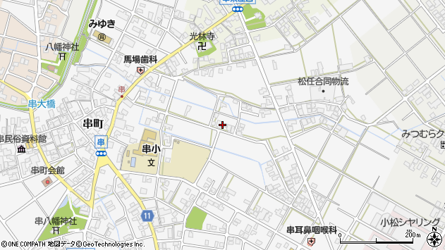 〒923-0965 石川県小松市串町の地図