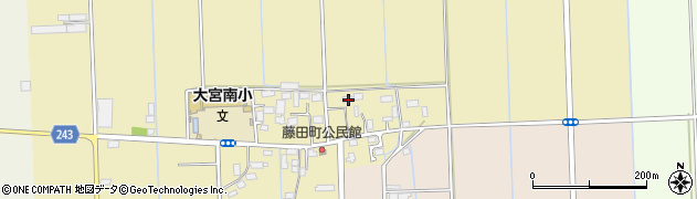 栃木県栃木市藤田町416周辺の地図