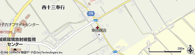 茨城県ひたちなか市西十三奉行11579周辺の地図
