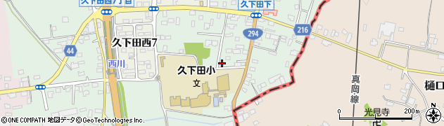 栃木県真岡市久下田516周辺の地図
