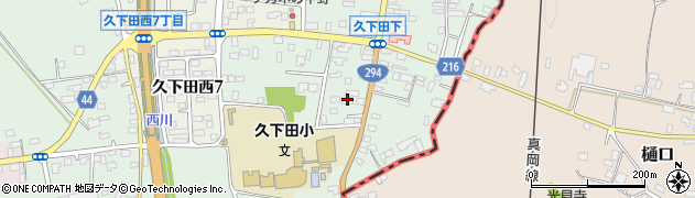 栃木県真岡市久下田522周辺の地図