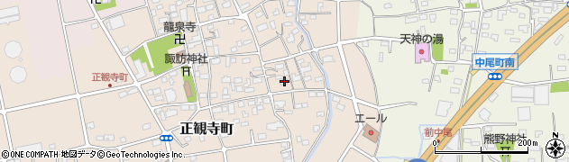 群馬県高崎市正観寺町1008周辺の地図